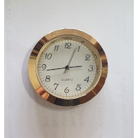 36mm Clock Fit Up Gold Arabic White Face