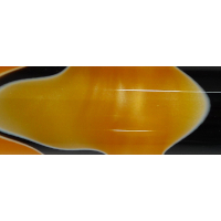 Acrylic Pen Blank Orange/Black Pearl